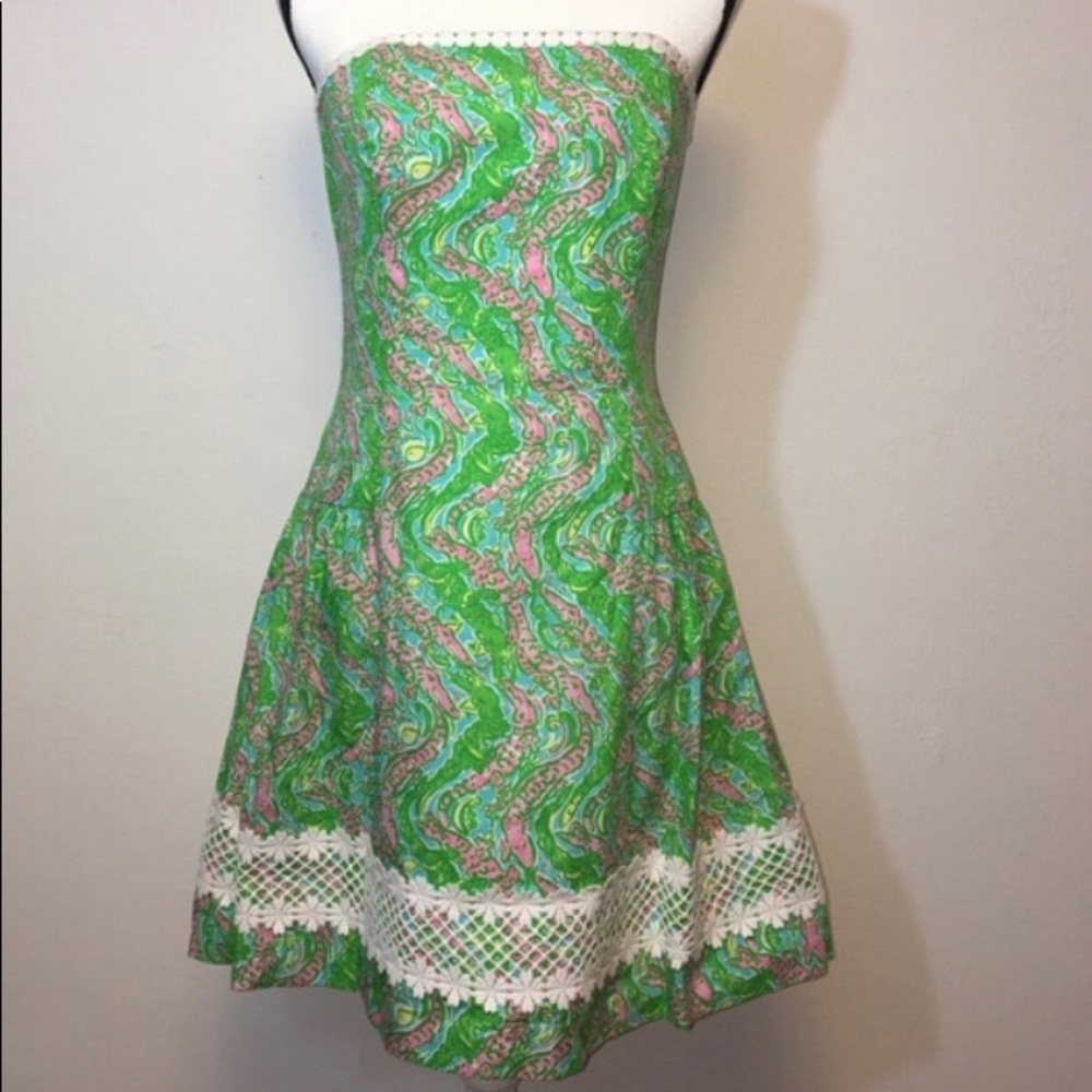 Lilly Pulitzer Jordan Dress in Chomp Chomp